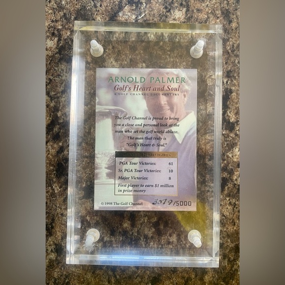 Arnold Palmer Sportswear VTG  Teal Navy Golf Sweater Vest & Limited Edition Card - Picture 8 of 8